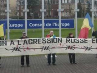 strasbourg,russian-army-go-home,